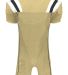 Augusta Sportswear 9581 Youth T-Form Football Jers in Vegas gold/ black/ white back view