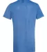 J America 8115 Zen Jersey Short Sleeve T-Shirt Twisted Royal back view