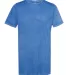 J America 8115 Zen Jersey Short Sleeve T-Shirt Twisted Royal front view