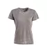 J America 8116 Women’s Zen Jersey Short Sleeve T Cement front view