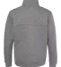 J America 8890 Quilted Snap Pullover Charcoal Heather back view