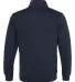 J America 8890 Quilted Snap Pullover Navy back view