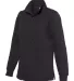 J America 8891 Women’s Quilted Snap Pullover Black side view