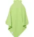 Rabbit Skins 1013 Terry Cloth Hooded Towel with Ea KEY LIME back view