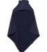 Rabbit Skins 1013 Terry Cloth Hooded Towel with Ea NAVY front view