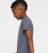 Rabbit Skins 3391 Toddler Harborside Mélange T-Sh in Navy melange side view