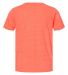 Rabbit Skins 3391 Toddler Harborside Mélange T-Sh in Papaya melange back view