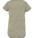 Rabbit Skins 4491 Infant Harborside Mélange Bodys in Miltry grn mlnge back view