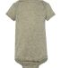 Rabbit Skins 4491 Infant Harborside Mélange Bodys in Miltry grn mlnge front view
