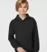 Tultex 320Y - Youth Pullover Hood in Black front view