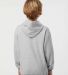 Tultex 320Y - Youth Pullover Hood in Heather grey back view