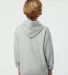 Tultex 320Y - Youth Pullover Hood in Heather grey back view