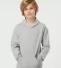 Tultex 320Y - Youth Pullover Hood in Heather grey front view