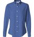 Van Heusen 13V0002 Women's Oxford Shirt English Blue front view