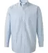 Van Heusen 13V0040 Long Sleeve Oxford Shirt Blue Stripe front view