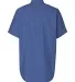 Van Heusen 13V0042 Short Sleeve Oxford Shirt English Blue back view