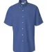 Van Heusen 13V0042 Short Sleeve Oxford Shirt English Blue front view