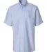 Van Heusen 13V0042 Short Sleeve Oxford Shirt Light Blue front view