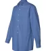 Van Heusen 13V0521 Long Sleeve Baby Twill Shirt Cobalt side view