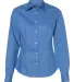 Van Heusen 13V0460 Women's Ultimate Non-Iron Shirt English Blue front view
