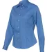 Van Heusen 13V0460 Women's Ultimate Non-Iron Shirt English Blue side view