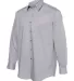 Van Heusen 13V5052 Broadcloth Point Collar Solid S Grey side view