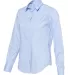 Van Heusen 13V5053 Women's Cotton/Poly Solid Point Blue side view