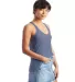 Alternative Apparel 3094 Women's Slinky Jersey Tan STONEWASH BLUE side view