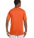 Augusta Sportswear 580 Two Button Baseball Jersey in Orange back view