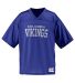 Augusta Sportswear 257 Stadium Replica Football Je in Purple front view