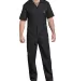 Dickies 33274 Men's FLEX Short-Sleeve Coverall BLACK _S front view