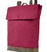 Authentic Pigment AP1922 Canvas Rucksack in Chili/ brown front view