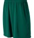 Augusta Sportswear 805 Wicking Mesh Short in Dark green front view