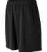 Augusta Sportswear 805 Wicking Mesh Short in Black side view