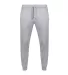 1001 Unisex Basic Jogger  in Heather grey front view