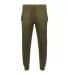 1001 Unisex Basic Jogger  in Military green front view