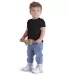 Delta Apparel 11000 Infant SS Tee in Black front view
