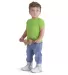 Delta Apparel 11000 Infant SS Tee in Lime front view