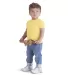 Delta Apparel 11000 Infant SS Tee in Banana front view