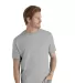 Delta Apparel 11600L   Adult S/S Tee in Athletic heather front view
