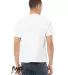Bella + Canvas 3010 Fast Fashion Heavyweight Stree in White back view