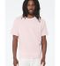 Bella + Canvas 3010 Heavyweight Street Tee in Soft pink front view