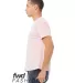 Bella + Canvas 3010 Fast Fashion Heavyweight Stree in Soft pink side view
