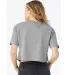 Bella + Canvas 6482 Fast Fashion Women's Jersey Cr in Athletic heather back view