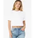 Bella + Canvas 6482 Fast Fashion Women's Jersey Cr in White front view