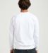 Tultex 340 - Unisex Fleece Crew in White back view