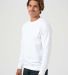 Tultex 340 - Unisex Fleece Crew in White side view