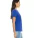Bella + Canvas 6400 Womens Relaxed Short Cotton Je in True royal side view