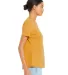 Bella + Canvas 6400 Womens Relaxed Short Cotton Je in Mustard side view