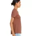 Bella + Canvas 6400 Womens Relaxed Short Cotton Je in Terracotta side view